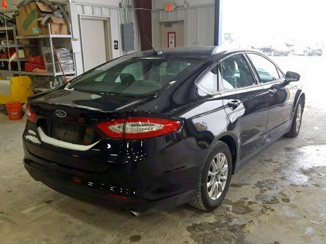 3FA6P0G76GR382995 - 2016 FORD FUSION S BLACK photo 4