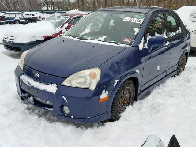 JS2RA41S435150265 - 2003 SUZUKI AERIO S BLUE photo 2