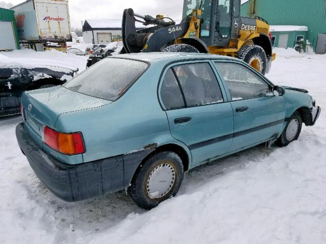 JT2EL43E2P0331158 - 1993 TOYOTA TERCEL DX TURQUOISE photo 4