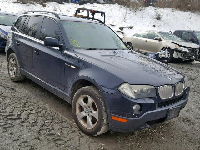 WBXPC93447WF19803 - 2007 BMW X3 3.0SI BLUE photo 1