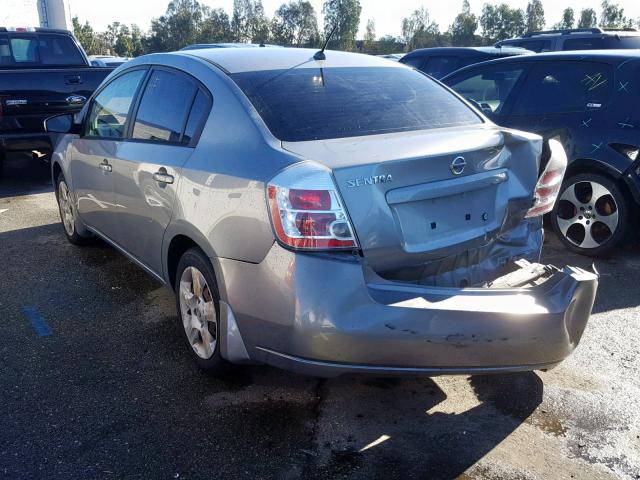 3N1AB61E99L642795 - 2009 NISSAN SENTRA 2.0 GRAY photo 3