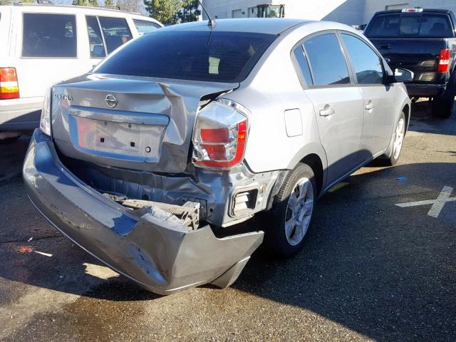 3N1AB61E99L642795 - 2009 NISSAN SENTRA 2.0 GRAY photo 4