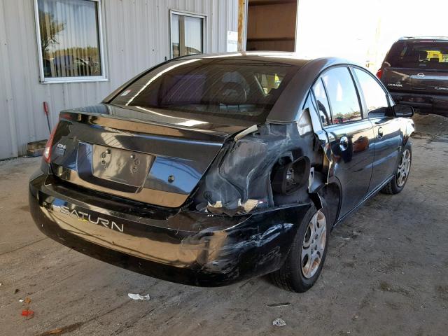 1G8AJ52F83Z105735 - 2003 SATURN ION LEVEL BLACK photo 4