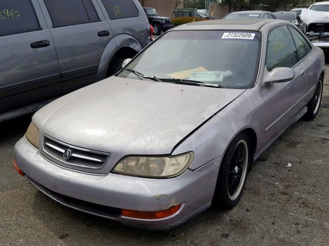 19UYA1147VL017344 - 1997 ACURA 2.2CL GRAY photo 2