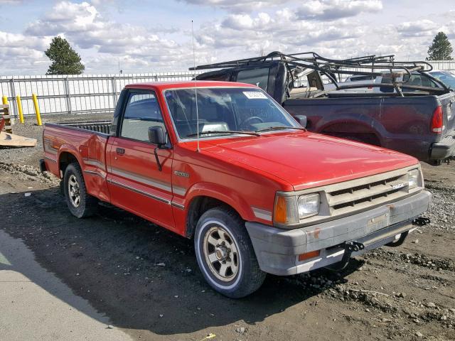 JM2UF1116H0615558 - 1987 MAZDA B2000 RED photo 1