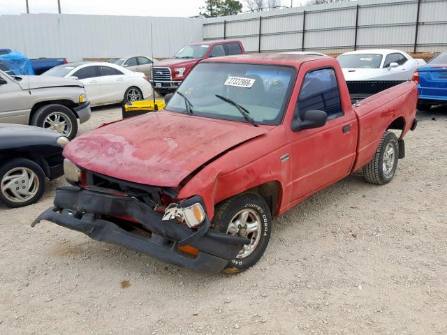 4F4CR12A4RTM04548 - 1994 MAZDA B2300 RED photo 2