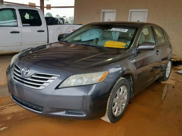 4T1BB46K59U085034 - 2009 TOYOTA CAMRY HYBR CHARCOAL photo 2