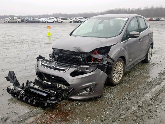 1FADP5CU3DL509762 - 2013 FORD C-MAX PREM GRAY photo 2