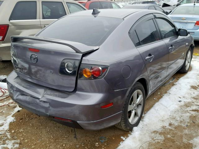 JM1BK323161405511 - 2006 MAZDA 3 S GRAY photo 4