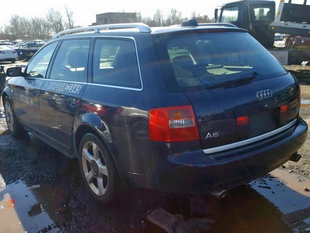 WAUVT64B04N011727 - 2004 AUDI A6 3.0 AVA BLUE photo 3