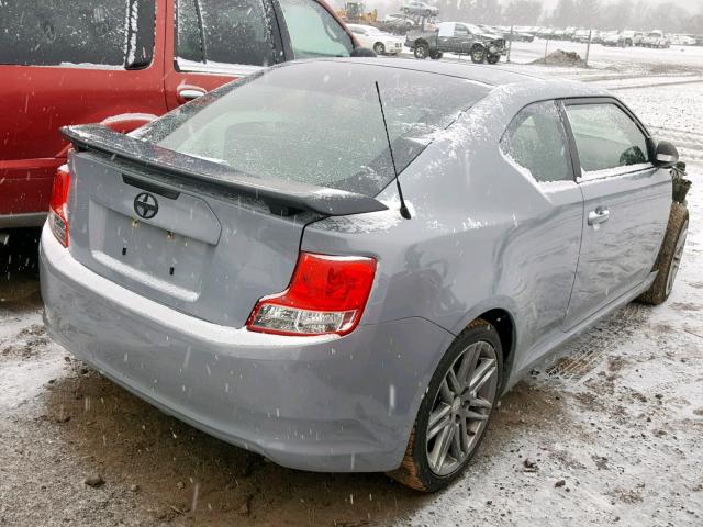 JTKJF5C76B3011507 - 2011 TOYOTA SCION TC ნაცრისფერი ფოტო 4