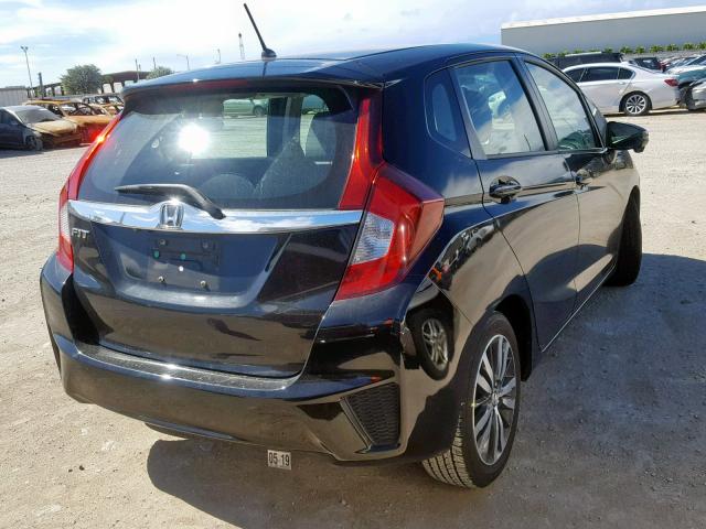 3HGGK5H80FM761750 - 2015 HONDA FIT EX BLACK photo 4