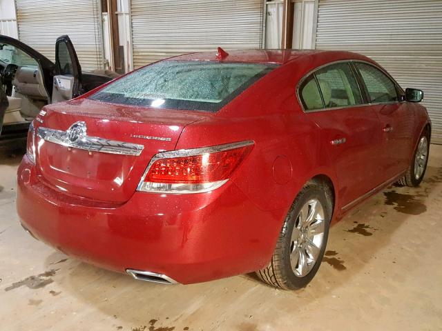 1G4GF5E35DF330437 - 2013 BUICK LACROSSE P RED photo 4