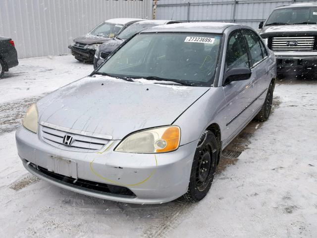 2HGES16403H932944 - 2003 HONDA CIVIC DX SILVER photo 2