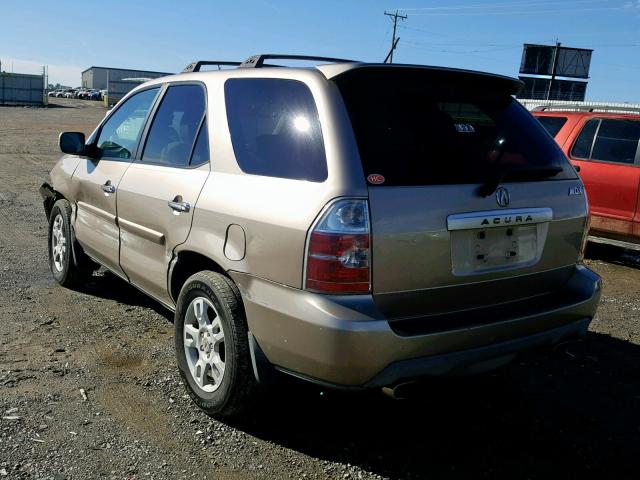 2HNYD18714H530794 - 2004 ACURA MDX TOURIN GOLD photo 3