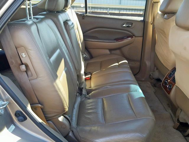 2HNYD18714H530794 - 2004 ACURA MDX TOURIN GOLD photo 6