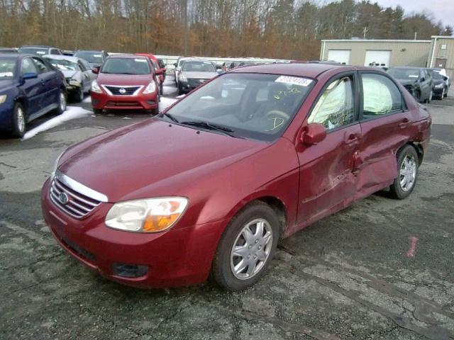 KNAFE122975410144 - 2007 KIA SPECTRA EX RED photo 2