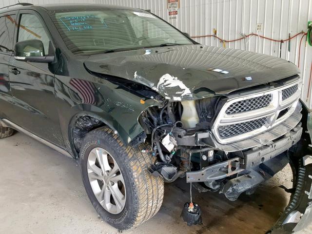 1D4RE4GG1BC685391 - 2011 DODGE DURANGO CR GREEN photo 9