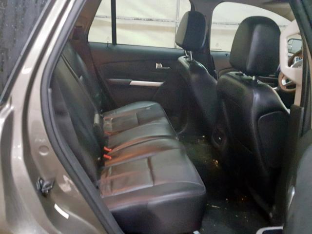 2FMDK3JC9DBA63443 - 2013 FORD EDGE SEL GRAY photo 6