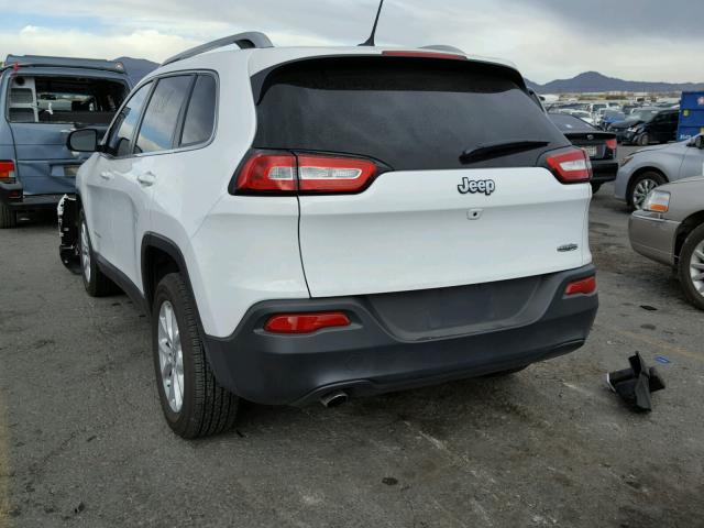 1C4PJLCB7HD236501 - 2017 JEEP CHEROKEE L WHITE photo 3