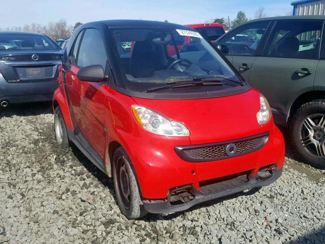 WMEEJ3BA0DK653059 - 2013 SMART FORTWO PUR RED photo 1