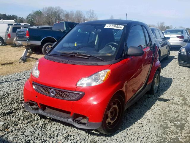 WMEEJ3BA0DK653059 - 2013 SMART FORTWO PUR RED photo 2