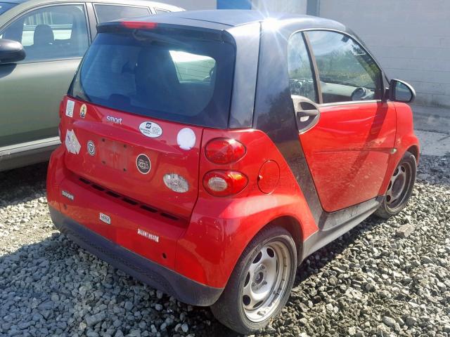 WMEEJ3BA0DK653059 - 2013 SMART FORTWO PUR RED photo 4