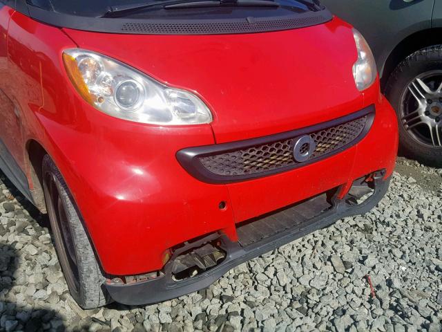 WMEEJ3BA0DK653059 - 2013 SMART FORTWO PUR RED photo 9