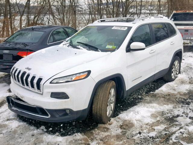 1C4PJMDS0FW521403 - 2015 JEEP CHEROKEE L WHITE photo 2