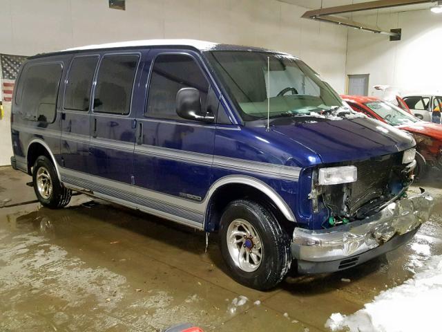 1GDFG15R5Y1191922 - 2000 GMC SAVANA RV BLUE photo 1