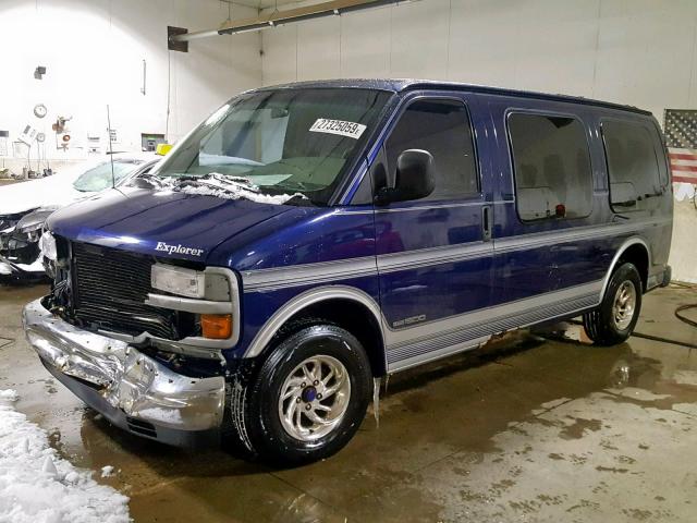 1GDFG15R5Y1191922 - 2000 GMC SAVANA RV BLUE photo 2