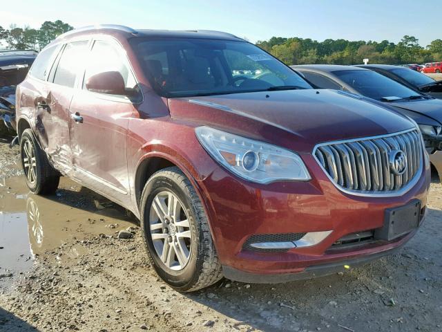 5GAKRAKD1FJ187709 - 2015 BUICK ENCLAVE MAROON photo 1