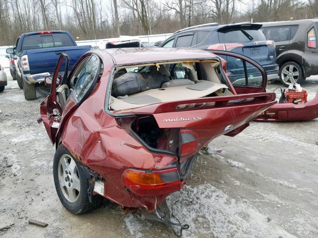 1G1NE52J53M619676 - 2003 CHEVROLET MALIBU LS Qırmızı foto 3