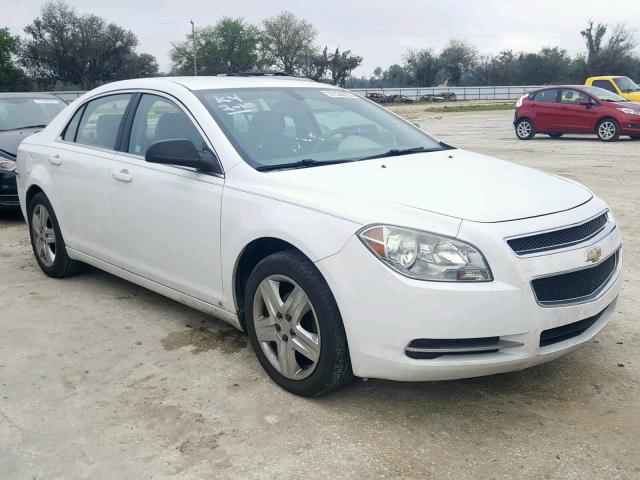 1G1ZG57B89F250984 - 2009 CHEVROLET MALIBU LS WHITE photo 1