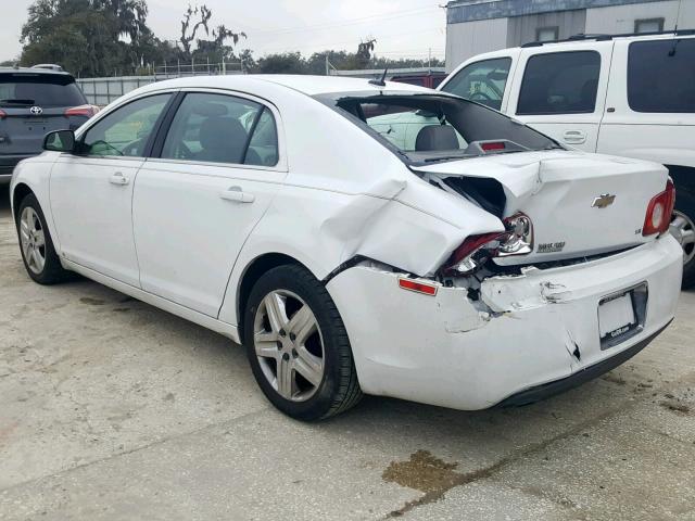1G1ZG57B89F250984 - 2009 CHEVROLET MALIBU LS WHITE photo 3