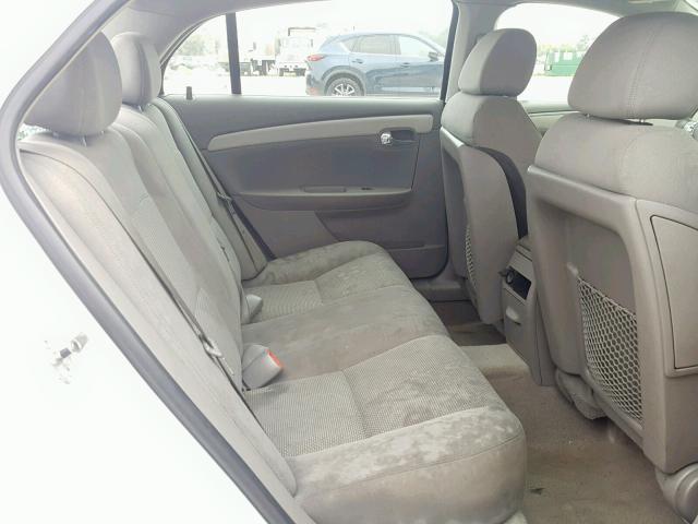 1G1ZG57B89F250984 - 2009 CHEVROLET MALIBU LS WHITE photo 6