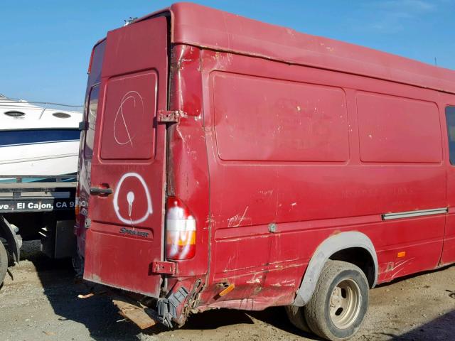 WD0PD544965969828 - 2006 DODGE SPRINTER 3 BURGUNDY photo 9