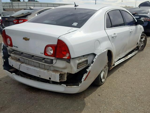1G1ZG57B394204037 - 2009 CHEVROLET MALIBU LS WHITE photo 4