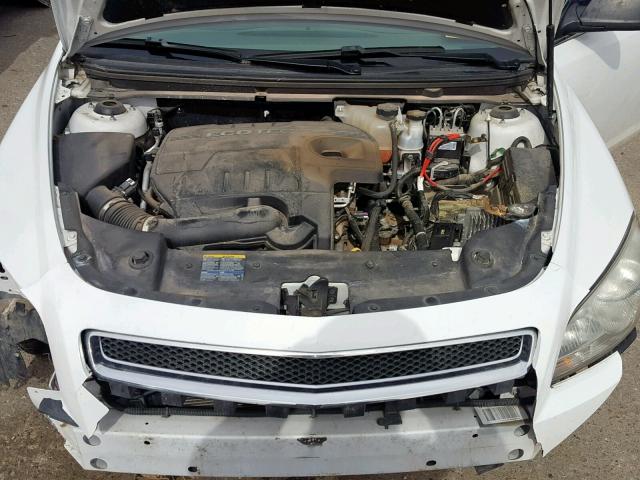 1G1ZG57B394204037 - 2009 CHEVROLET MALIBU LS WHITE photo 7