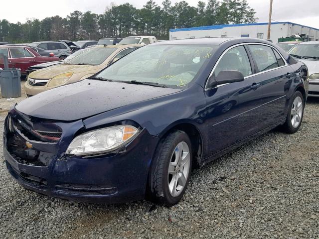 1G1ZB5E00CF268502 - 2012 CHEVROLET MALIBU LS BLUE photo 2