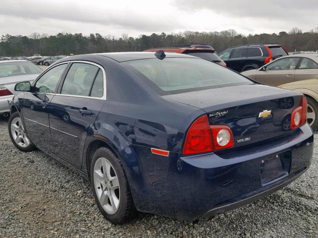 1G1ZB5E00CF268502 - 2012 CHEVROLET MALIBU LS BLUE photo 3