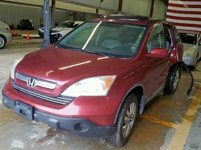 5J6RE48738L009894 - 2008 HONDA CR-V EXL RED photo 2