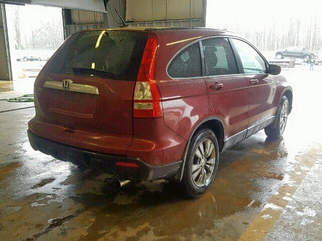 5J6RE48738L009894 - 2008 HONDA CR-V EXL RED photo 4