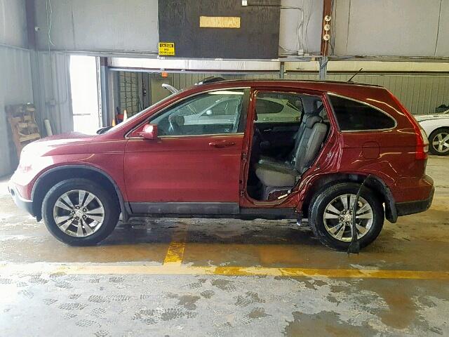 5J6RE48738L009894 - 2008 HONDA CR-V EXL RED photo 9