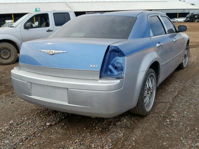 2C3KA43R87H688542 - 2007 CHRYSLER 300 BLUE photo 4