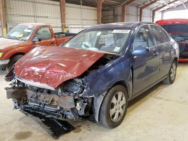 KNAFE121675462676 - 2007 KIA SPECTRA EX BLUE photo 2