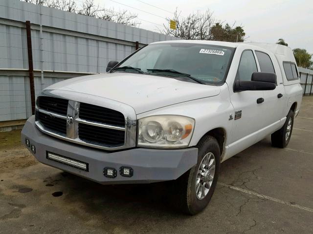 3D7KR29A47G770848 - 2007 DODGE RAM 2500 WHITE photo 2