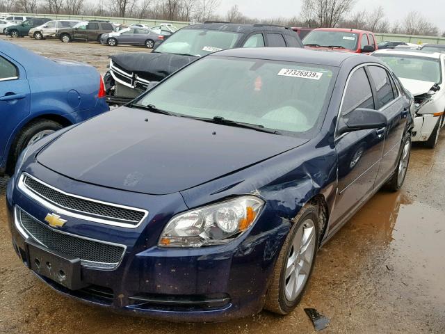 1G1ZB5E18BF333250 - 2011 CHEVROLET MALIBU LS BLUE photo 2