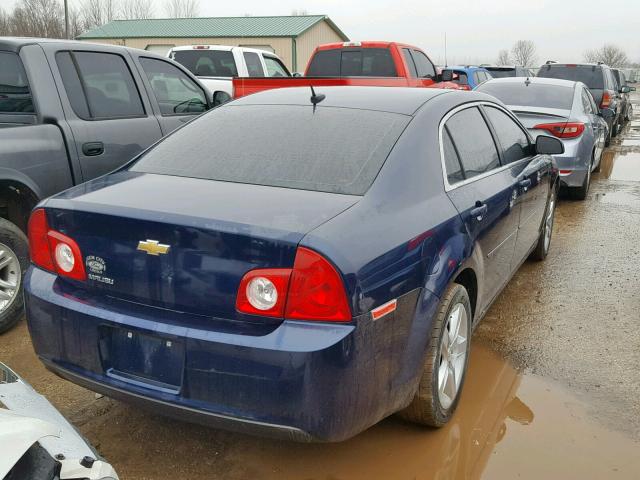 1G1ZB5E18BF333250 - 2011 CHEVROLET MALIBU LS BLUE photo 4