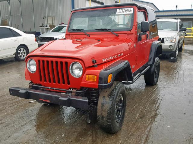 1J4FA69S55P307574 - 2005 JEEP WRANGLER / RED photo 2